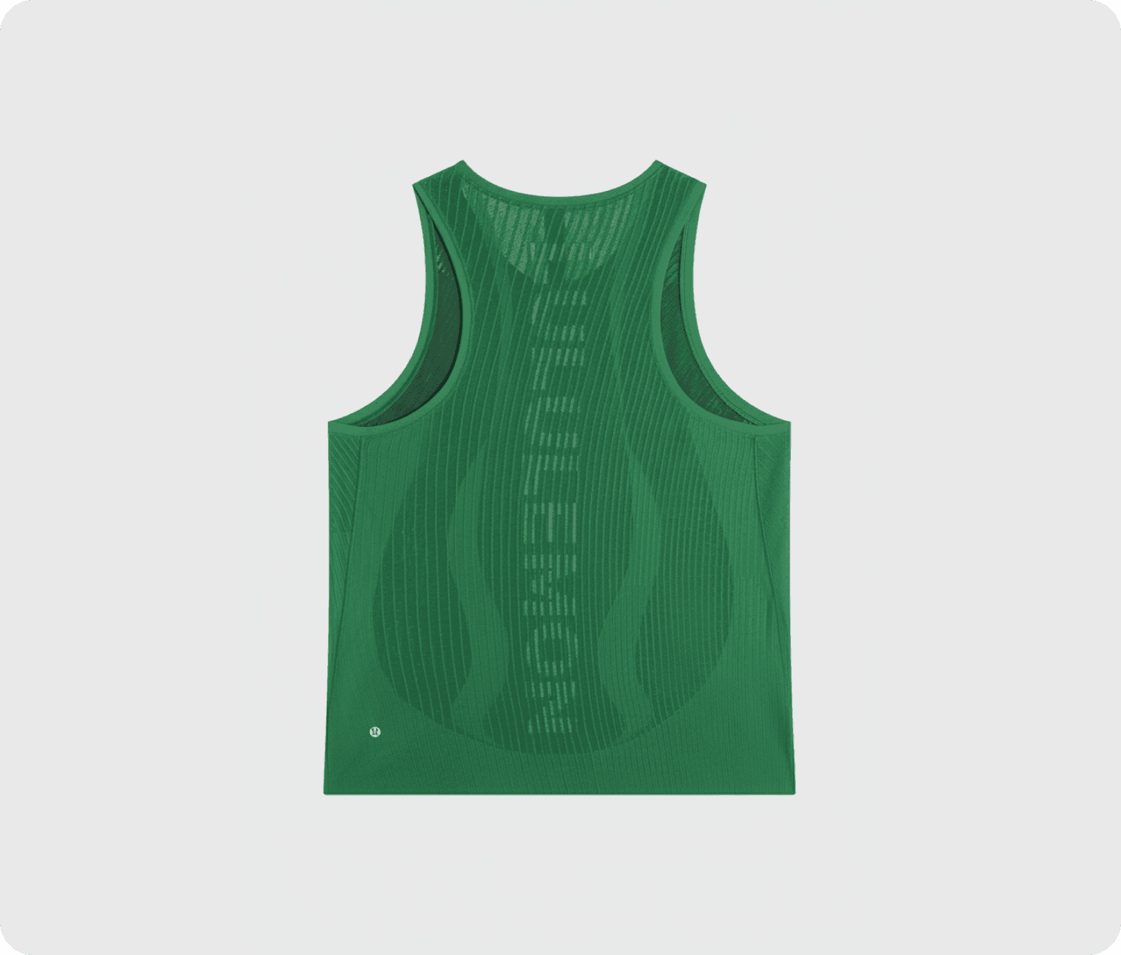 Green sleeveless tank top fashion item