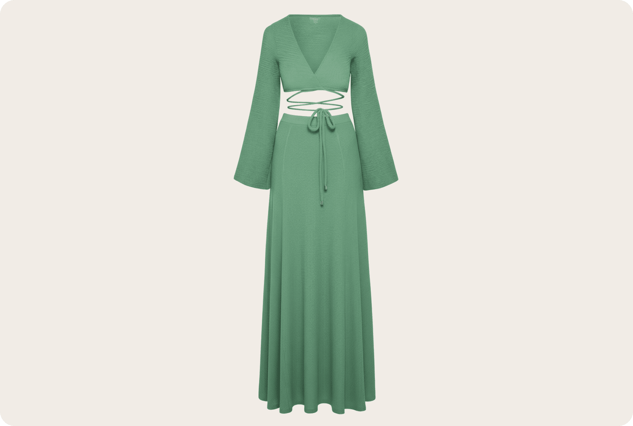 Green maxi dress fashion item