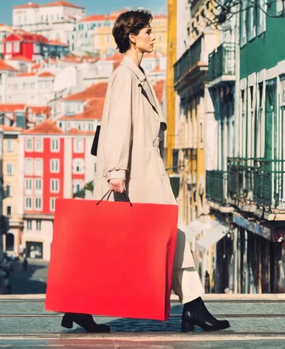 Fashion Brands - Woman with shopping bags exploring fashion boutiques