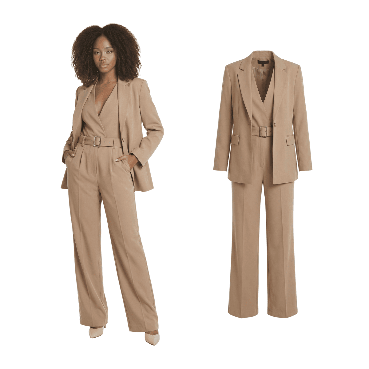 AI Fashion Model wearing denim outfit